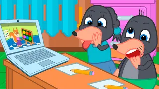 Benny Mole and Friends - Prank On The Teacher Cartoon for Kids