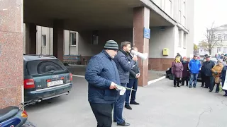 В Малині акція ГО "Дістало" проти вирубки лісу...3