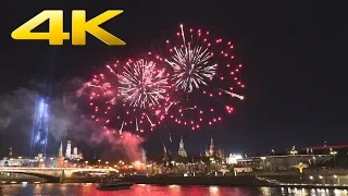 4K | Moscow Victory Day fireworks at the red square