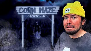 I went through a haunted corn maze.