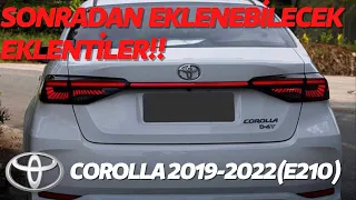 SONRADAN EKLENEBİLECEK 13 DONANIM!! | Part 1 | TOYOTA COROLLA 2019-2023