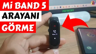 Xiaomi Mi Band 5 Arayanı Gösterme (Arama Cevaplama Özelliği Var Mı?)