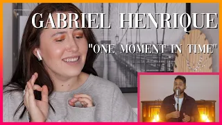 Gabriel Henrique "One Moment In Time" | Reaction Video