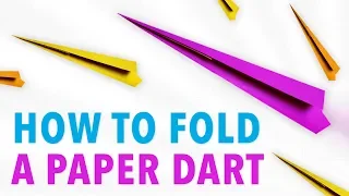 How to Make a Sticky Note Dart (Origami Tutorial)