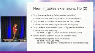 Netdev 2.1 - Netfilter Workshop chaired by Pablo Neira Ayuso