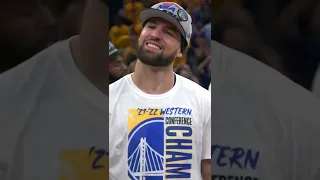 Emotional Klay Thompson on RETURN to the FINALS!🙌  #shorts