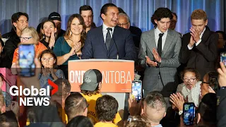 Manitoba election: Wab Kinew makes history as NDP projected to form government | FULL