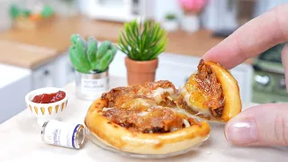 Мини Мясная Пицца на Воздушном Тесте 🤩 Как Приготовить Мини Пиццу? Мини Кухня