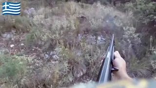 Κυνήγι αγριογούρουνου - Wild boar hunting GREECE (IOANNINA) 3 SHOTS