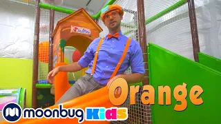 Blippi Visits an Indoor Play Place | @Blippi | Moonbug Literacy