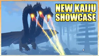 NEW KAIZER GHIDORAH SKIN!  Kaiju Sauroposeidon Showcase | Dinosaur Simulator
