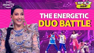 Divyam & Darshan V/S Raj & Himanshi | Dance Battle | Hip Hop India | Amazon miniTV