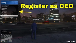 How to Register as a  VIP in GTA 5 Online - How to become CEO in gta 5 online