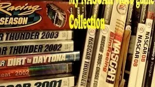 My NASCAR video game collection