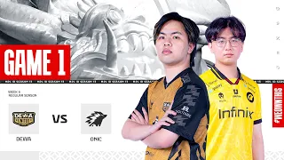 DEWA UNITED ESPORTS vs ONIC | Regular Season Week 6 Day 3 | Game 1 | #MPLIDS13