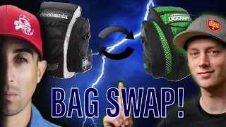 SWAPPING BAGS WITH PAUL MCBETH!! (3 hole challenge)