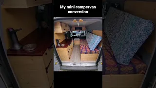 Mini ford transit connect campervan conversion