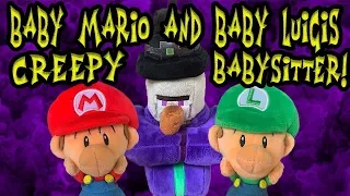 Baby Mario and Baby Luigi's Creepy Babysitter! - Super Mario Richie