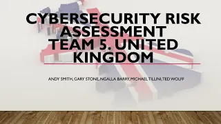 Cyb 670 Team 5 Cybersecurity Risk Assessment