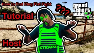 GTA5 Online How to Find Ring Fist Fight Deathmatch Tutorial 2024