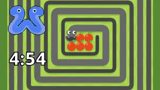 Being the First to Beat Twin Mode Again | Google Snake Twin Mode 5 Apple All Apples