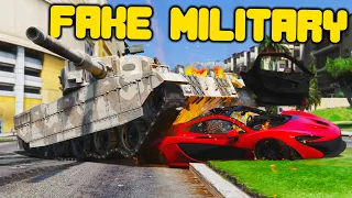 Fake Military Takes Over The City - GTA 5 RP