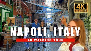 🇮🇹Naples, Italy | Walking the Streets of Italy - City Walking Tour | 4K HDR - 60fps