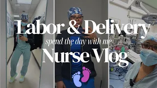 Day In My Life as a New Grad Labor and Delivery Nurse | Vlog | A Glimpse Into My Shift