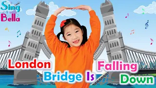 London Bridge Is Falling Down with Actions and Lyrics | Kids Action Song | Sing with Bella