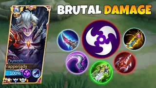 NEW DYRROTH FULL PENETRATION BUILD IS OVERPOWERED!!😱 (DAMAGE HACK?!) | BEST BUILD 2023 | MLBB