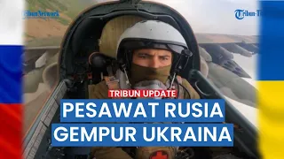 🔴 Video Full Sepasang Pesawat Su-25 Rusia Gempur Ukraina di Arah Donetsk Lindungi Pasukan Infanteri