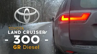 Toyota Land Cruiser 300 - как тянет новый дизель? Разгон  0 - 100