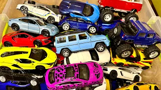 Cars, Police Cars, Suv Cars, Sport Cars, Trucks and other Diecast Model Cars in Box #18