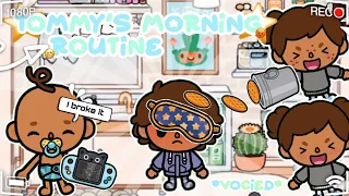 Ep 82 The peach family-Tommy’s morning routine||*vocied*||#tocaboca