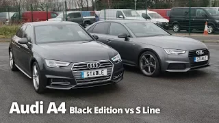 Audi A4 Saloon Black Edition vs S Line | Stable Lease