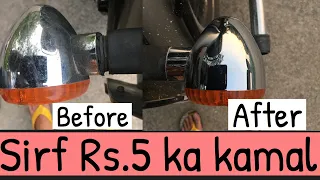 Royal Enfield Engine Buffing & Chrome Polish - (Sirf Rs.5 main)