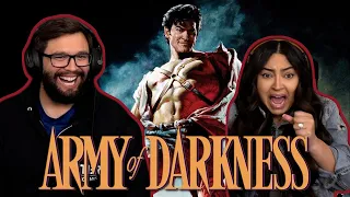 Army of Darkness (1992) Wife's First Time Watching! Movie Reaction!!