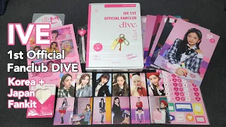 [Unboxing] IVE - 1st Official Fanclub DIVE Membership Kit (Korea + Japan ver)