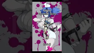 Rating Valentine skins | #skullgirlsmobile #skullgirls