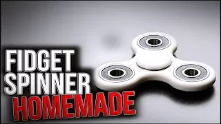 How To Make a FIDGET SPINNER in 2min (Simple&Easy)