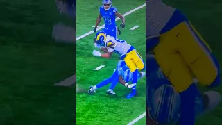 Tyler Higbee scary knee injury vs the Lions. #football #sports #subscribe