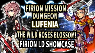 DFFOO GL - Firion Mission Dungeon Storming the Citadel Lufenia - the wild roses blooms!