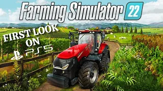 FS22 FIRST LOOK AND GAMEPLAY ON PS5 | FIRST IMPRESSIONS | Farming Simulator 22. (PS5 Gameplay)