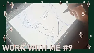 Work with me on my webtoon ! #9 No talking, no music, drawing sounds