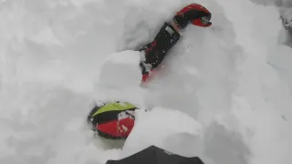 Man Jumps on Snowmobile and Desperately Digs Out Friend Caught in Wyoming Avalanche