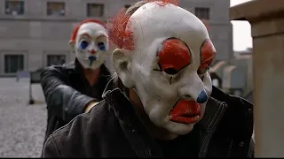 The dark knight(2008) opening scene | bank robbery scene