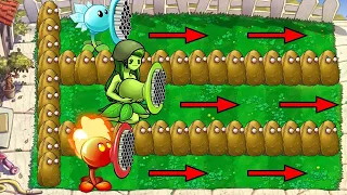 Girl Gatling Pea Vs Snow Pea Vs Repeater Vs Giga Gargantuar Vs Dr Zomboss Plants vs Zombies Battlez