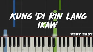 Kung ‘Di Rin Lang Ikaw - December Avenue Feat. Moira | Very Easy Piano Tutorial