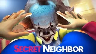 Секрет соседа - Secret Neighbor / Играю за СОСЕДА-ПЕННИВАЙЗА / Мультиплеер, прохождение