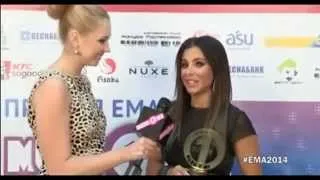 Ани Лорак на премии EMA - 2014, 20-09-14